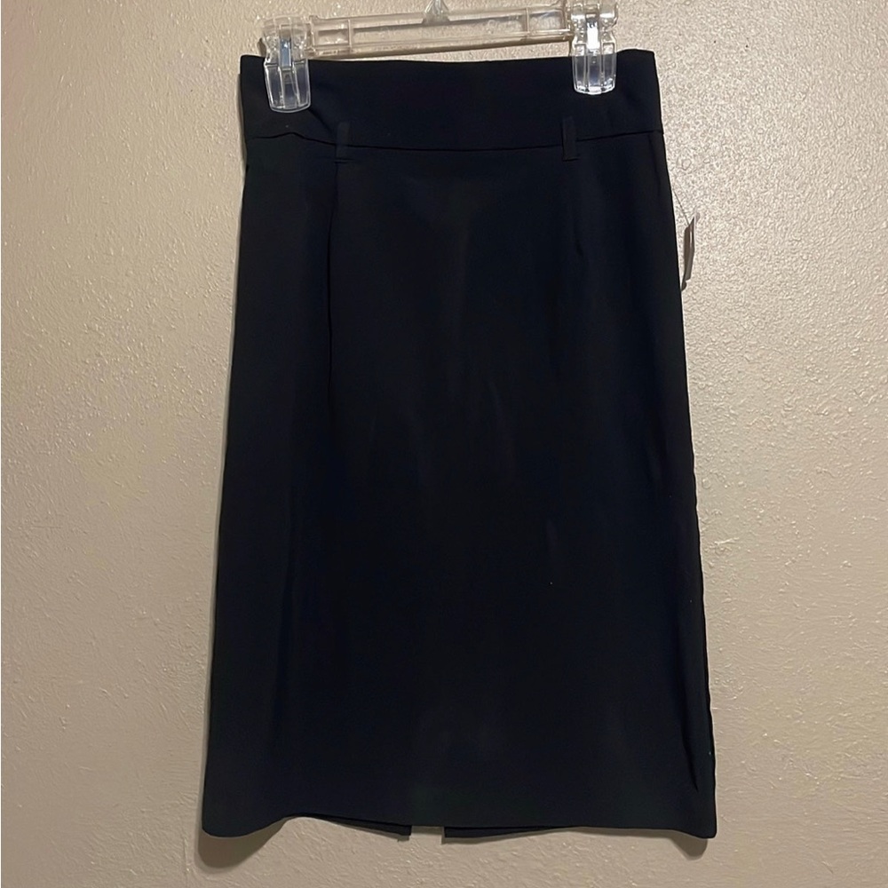 Vintage MKM Designs Black A-Line Mid Business Casual Skirt Women’s 5/6 USA Made